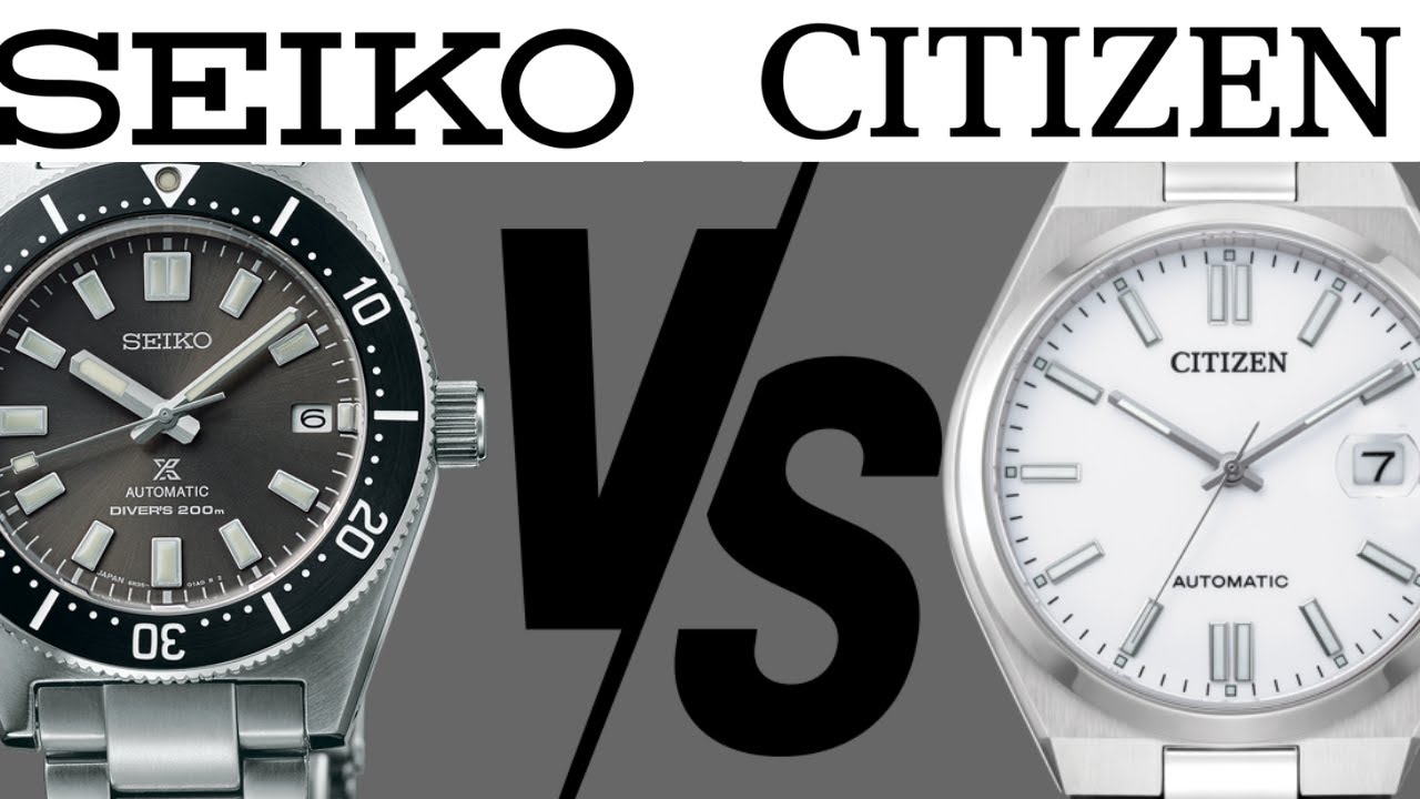 Seiko vs Citizen: La batalla definitiva de relojes automáticos económicos