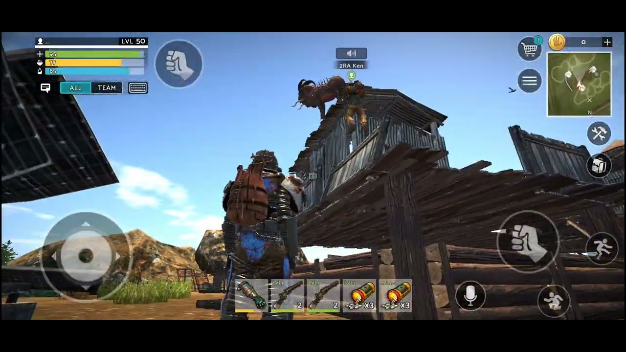 Farming and hunting with Ken: tomorrow mmo nuclear quest 