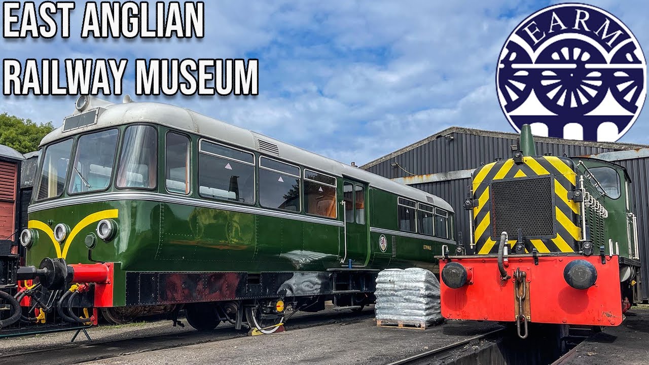 East Anglian Railway Museum - The Restoration Shed!