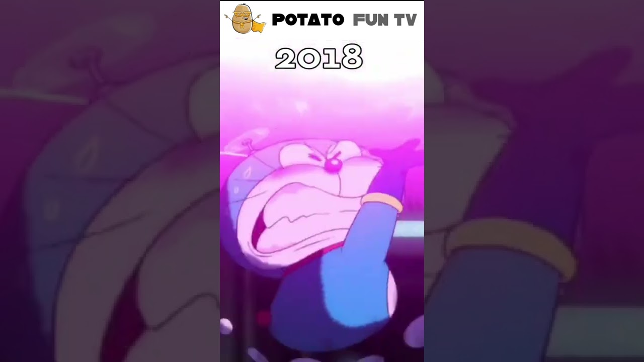 Doraemon Evolution ( 1973 - 2018 ) | #shorts | POTATO FUN TV
