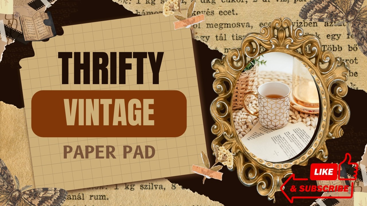 Thrifty Vintage paper Pad