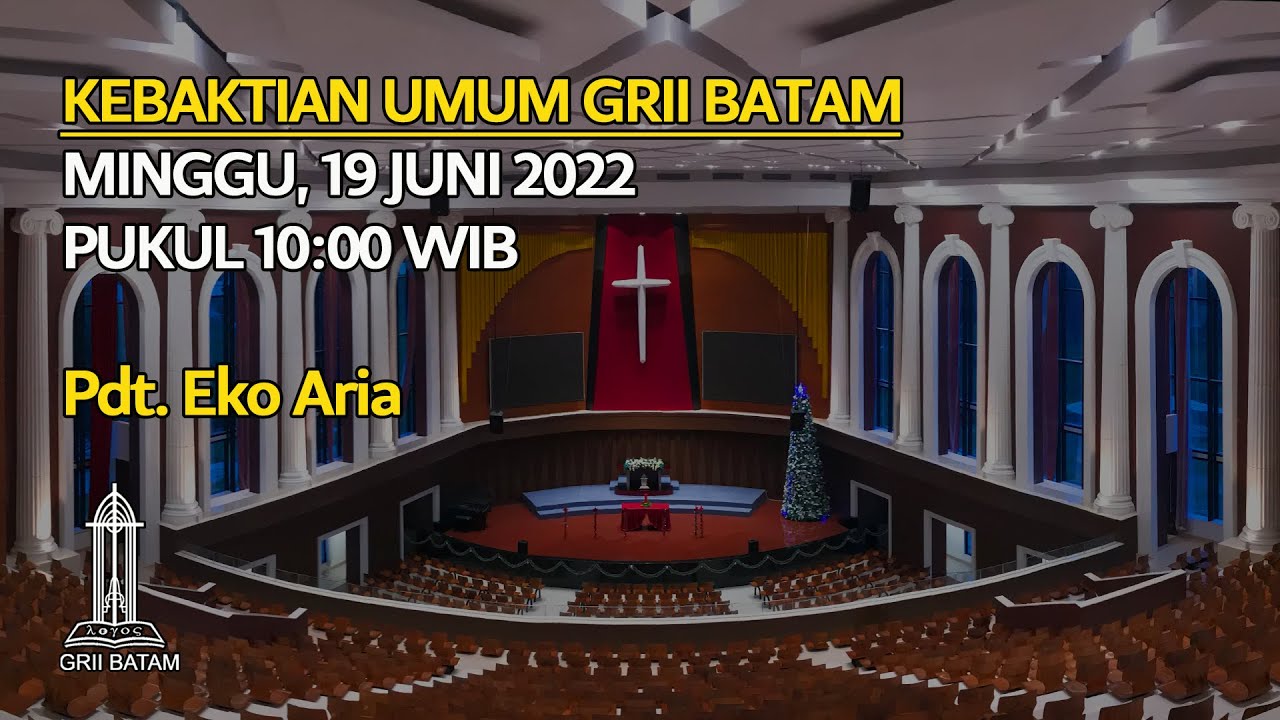 Allah yang pilih kasih - Yusuf, Anak Kesayangan - Pdt. Eko Aria | Ibadah Minggu 19 Juni 2022