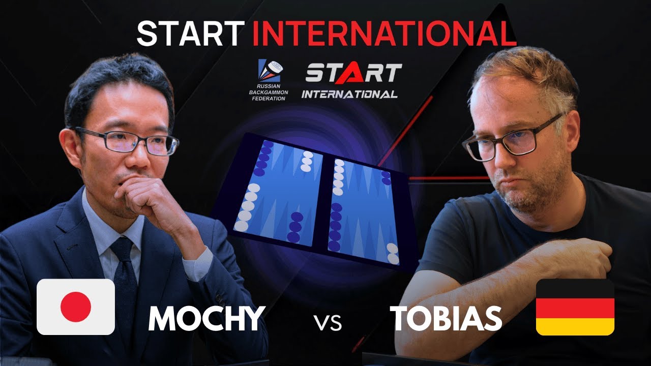 Backgammon Start International 2025/2026 ▸ Mochy 🇯🇵 vs 🇩🇪 Tobias Hellwag - Match 2
