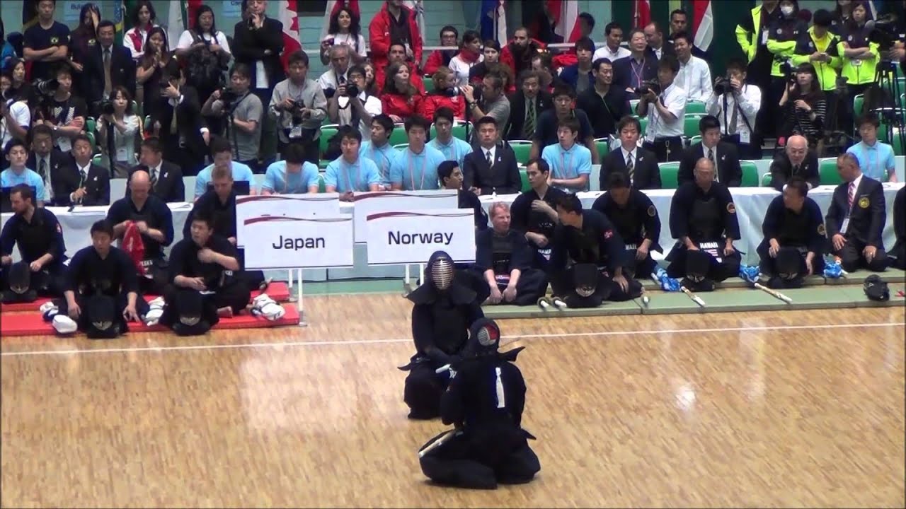 第16回世界剣道　日本対ノルウェー　Japan vs Norway　[16th wkc]