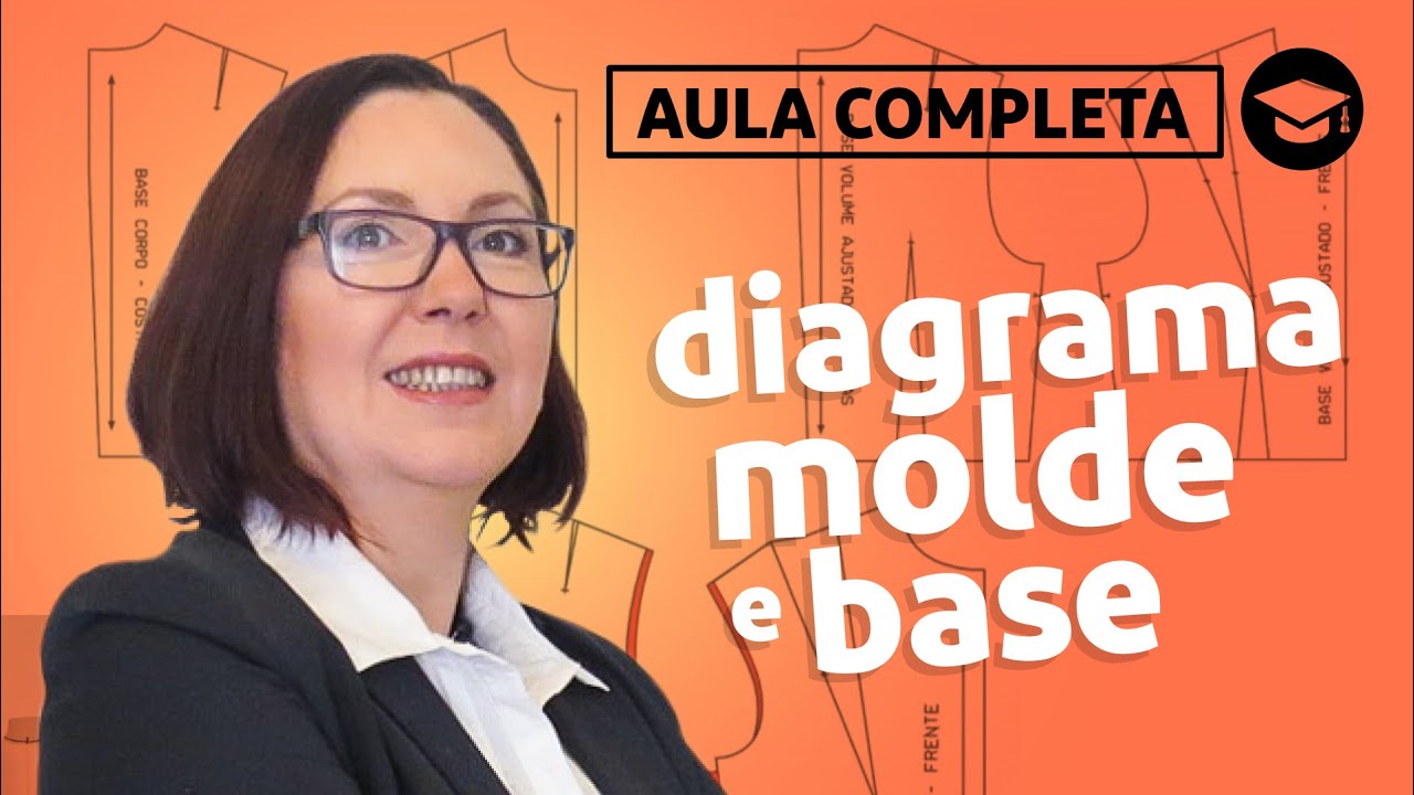 Aula Inaugural - Curso de Modelagem Feminina - Diagrama, Molde e Base - Profª Daniela Nunes