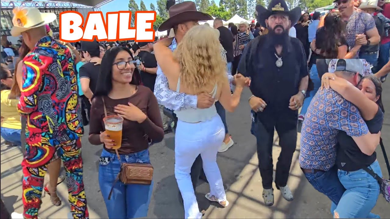 BAILE EN PARAMOUNT SWAP MEET MUSICA DE BANDA la pulga.. 2025 🕺💃🎸🎼🇲🇽