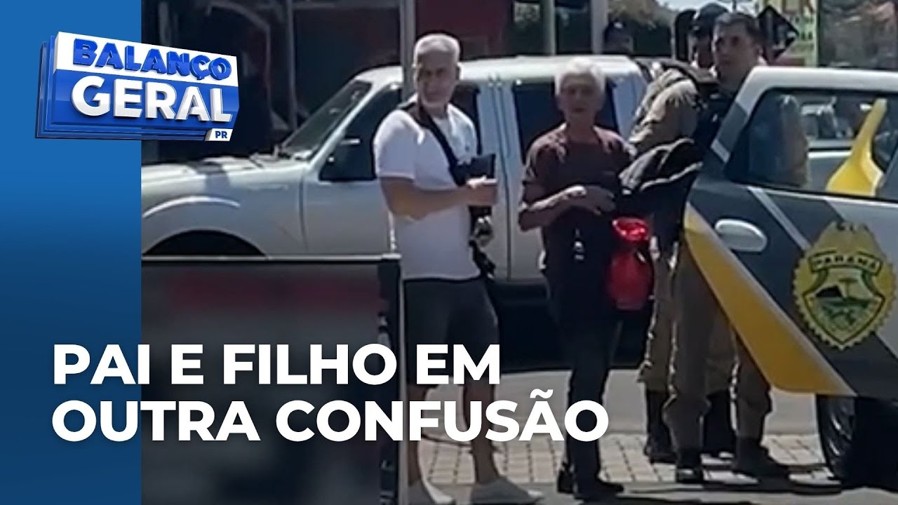 Pai e filho se envolvem em outra confusão com vizinhos; vítima apanha e  leva coronhada
