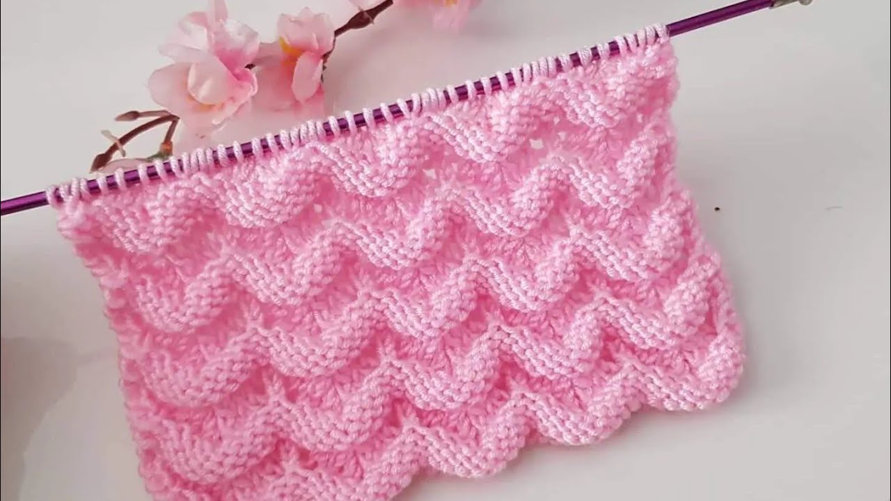 Kabartmalı iki şiş örgü modeli & Kolay örgü modelleri