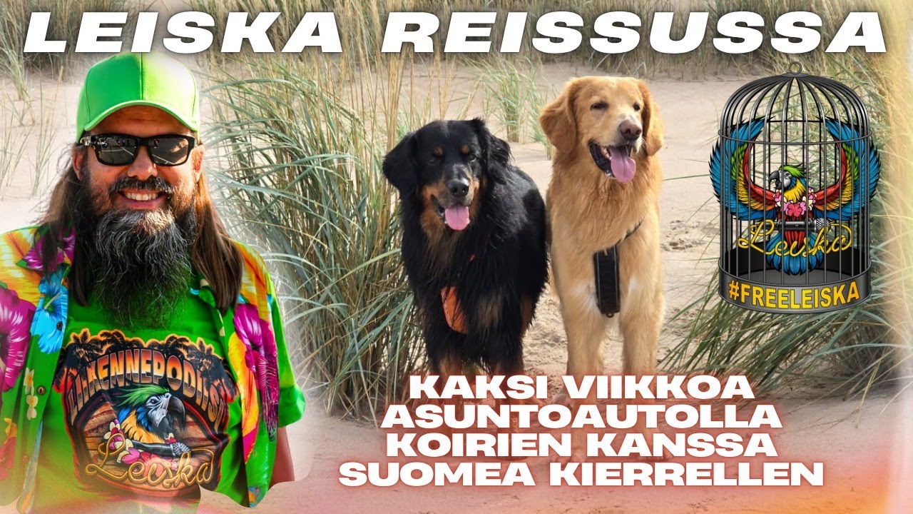 Asuntoautolla Suomea kiert&auml;m&auml;ss&auml; parin viikon ajan