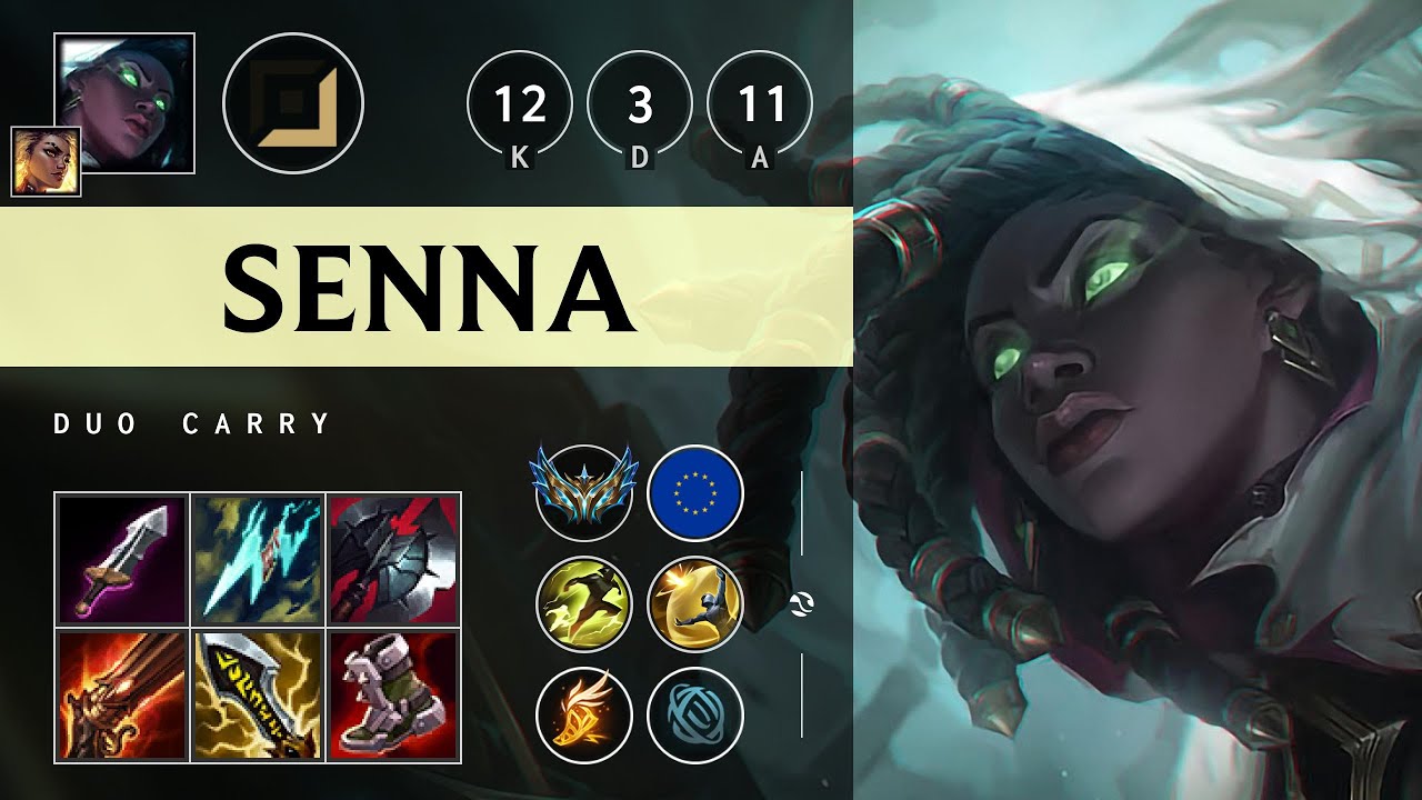 Senna ADC vs Jhin - EUW Challenger Patch 25.20