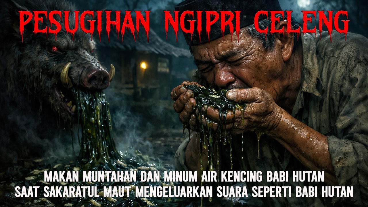 AZAB PESUGIHAN BABI NGEPET SAAT SAKARATUL MAUT MENGELUARKAN SUARA SEPERTI SUARA BABI HUTAN