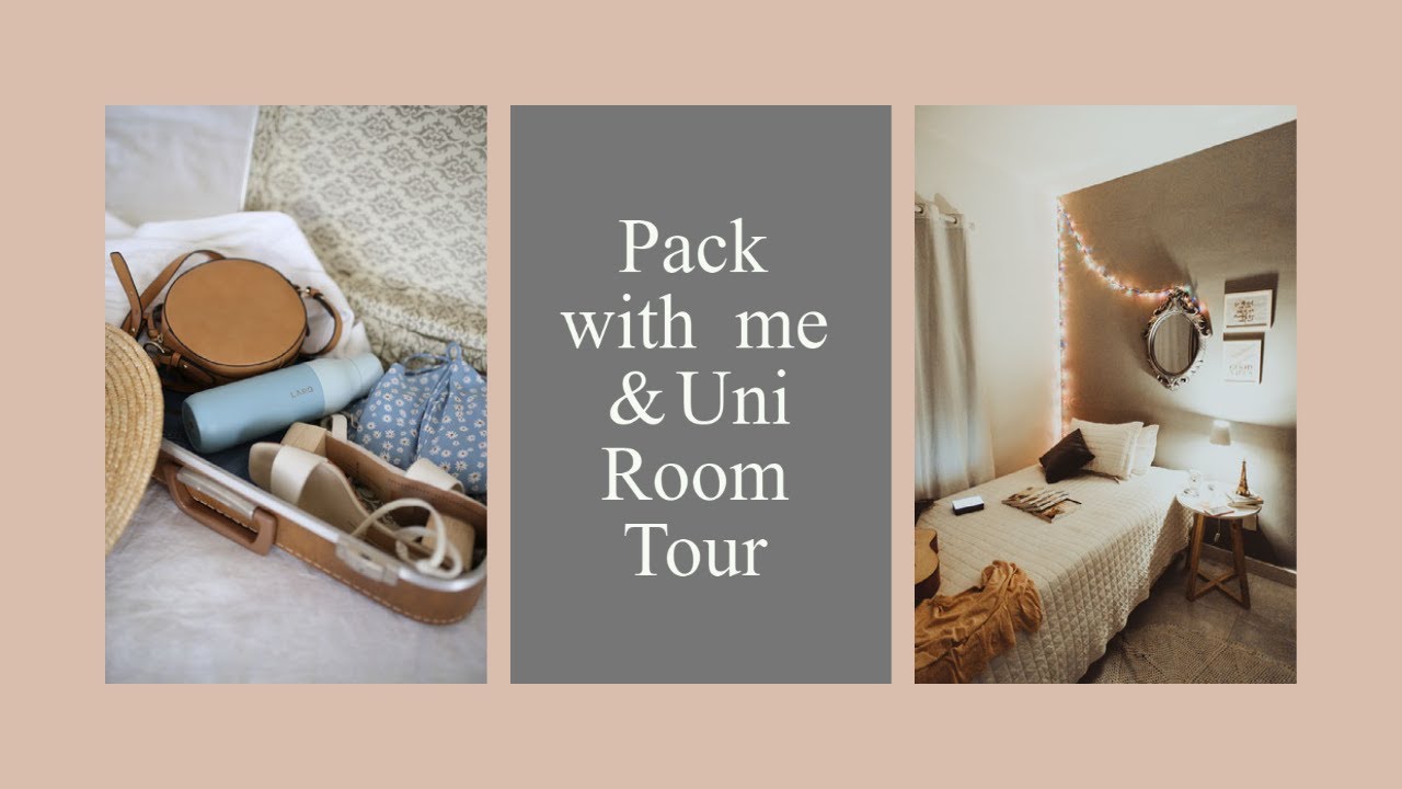 Pack With Me & Realistic Uni Room Tour