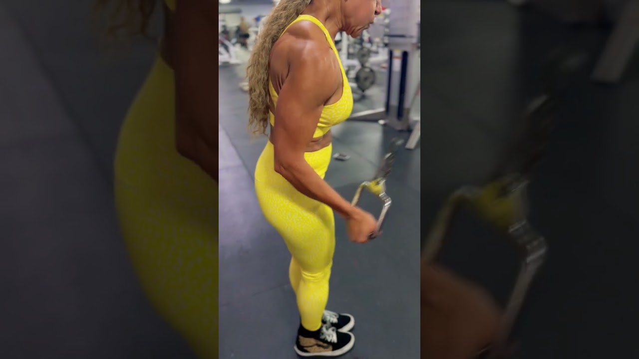 Showing up it&rsquo;s half the battle. #GirlsShowUp #Resorts #Bodybuilder #FigureCompetitor #Routines #Go.