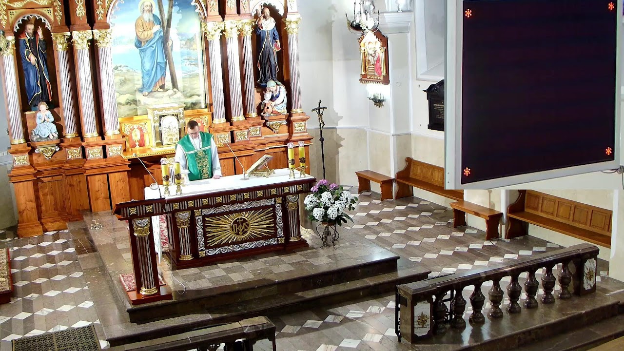 Transmisja mszy św. z kościoła w Szaflarach