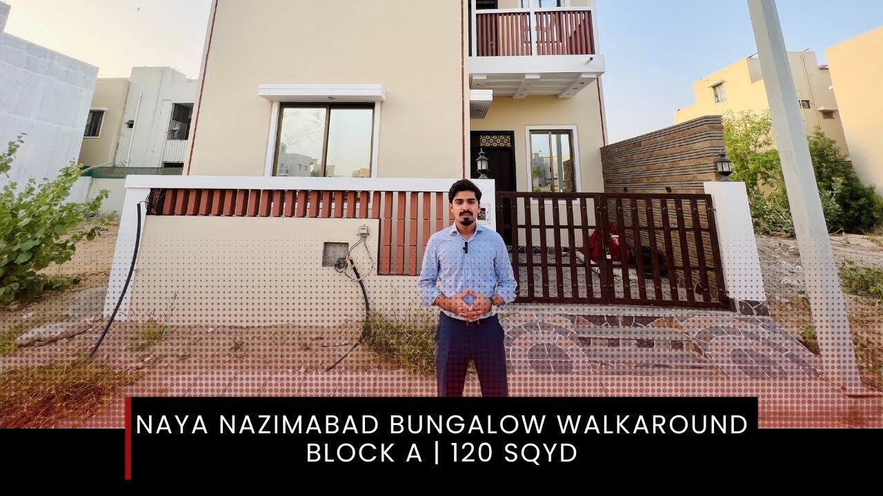 Naya Nazimabad Exclusive House Tour of Block A | 120 Square Yards | One Unit
