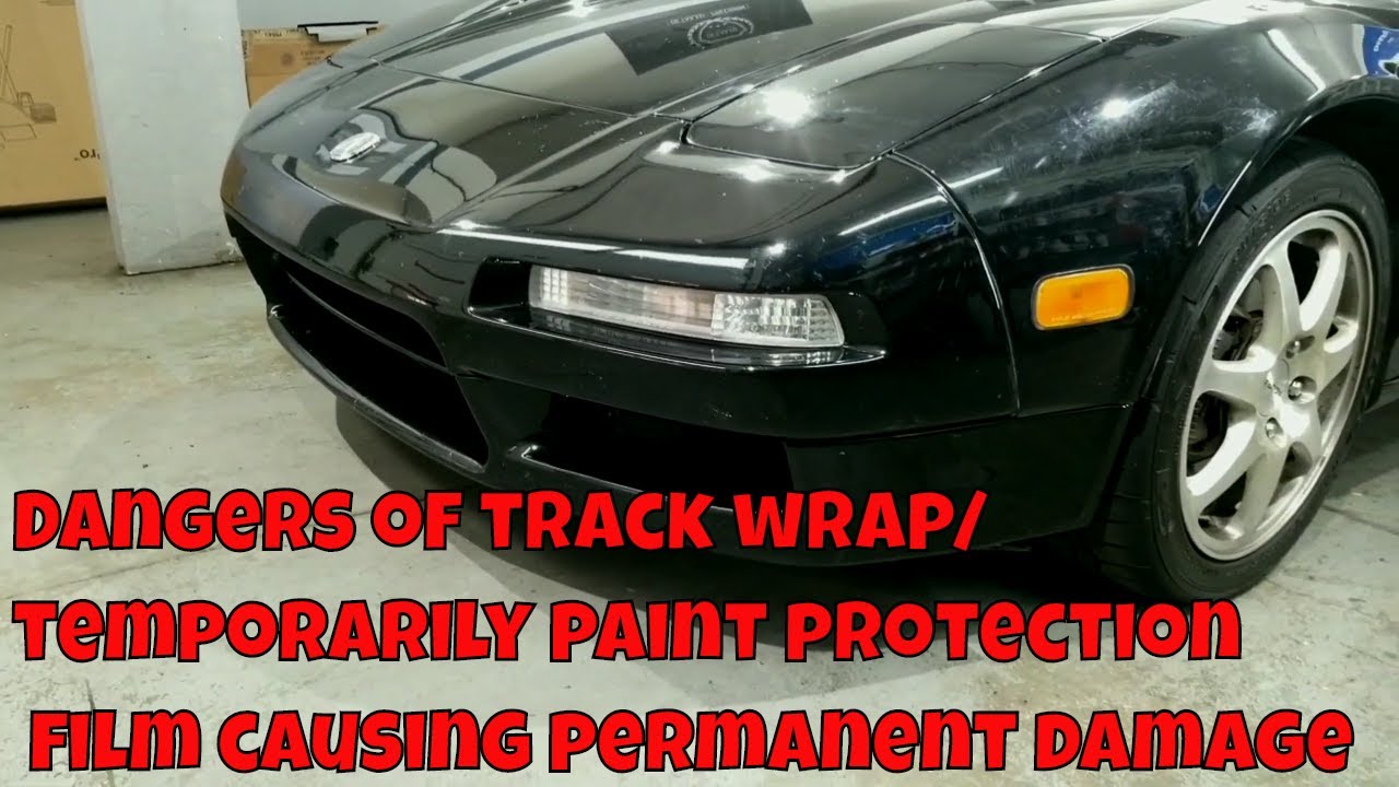 Track Wrap Damaged My Paint (Acura NSX) Full Exterior Auto Detailing