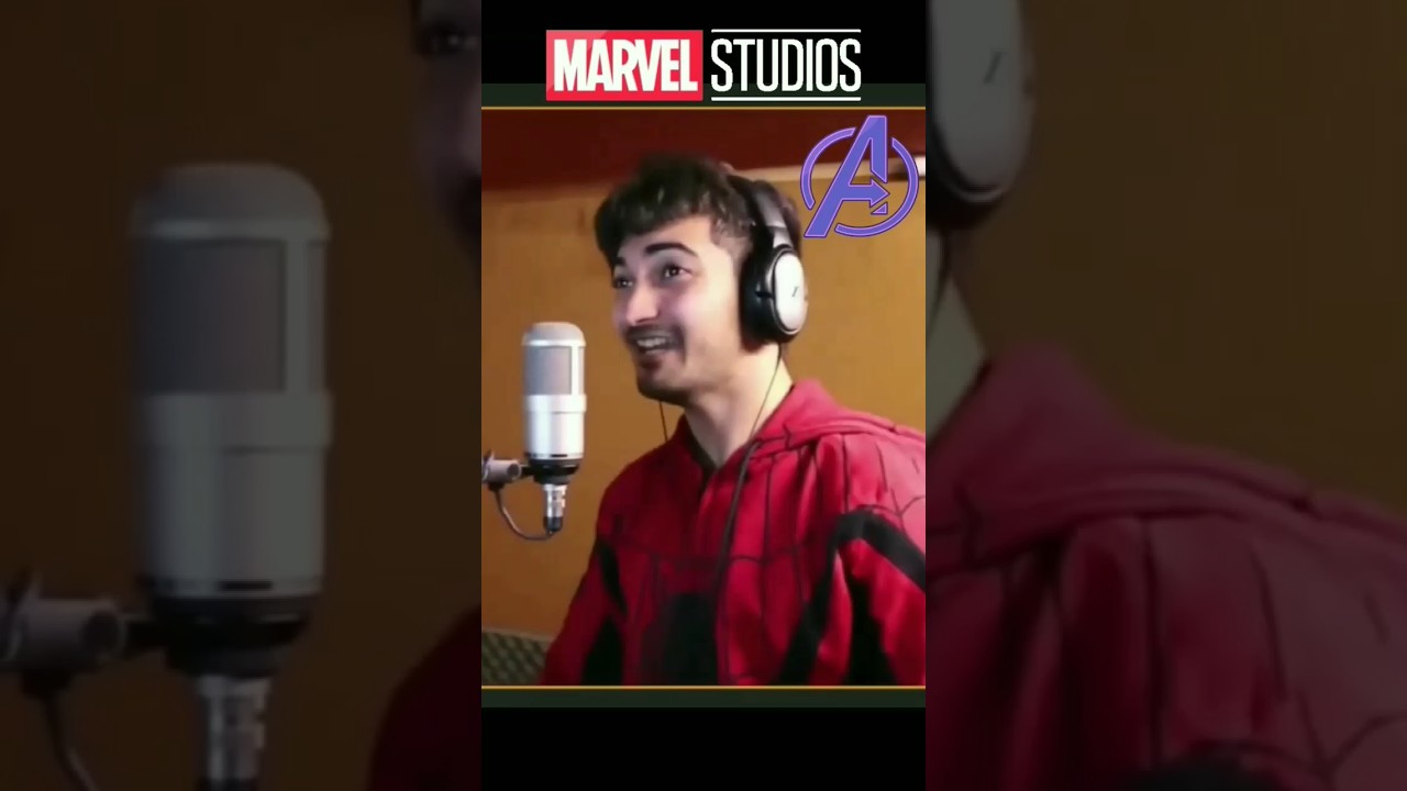 Avengers voice artist in Hindi dubbed #shortfeed #marvel #voiceartist #shorts
