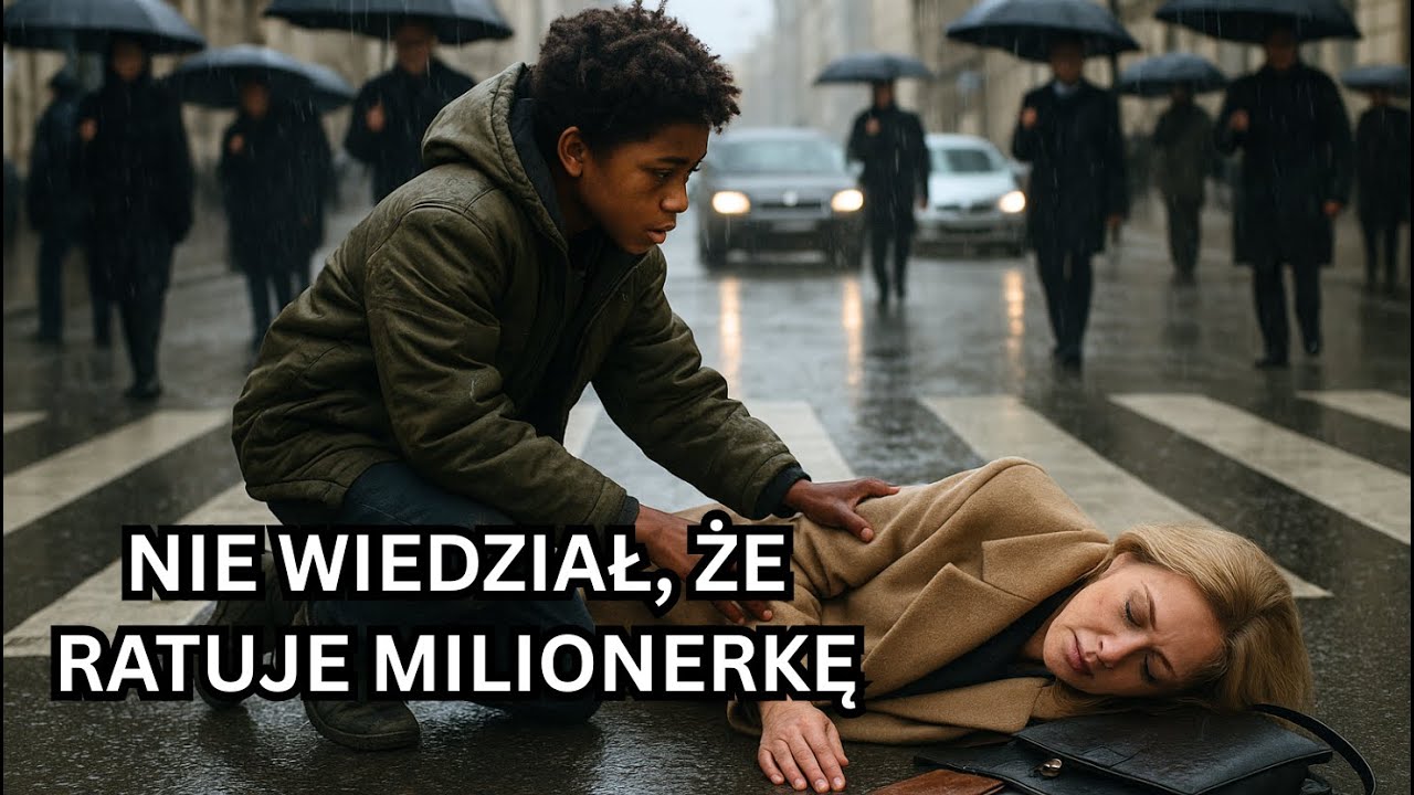 Bezdomny chłopiec uratował umierającą kobietę, nieświadomy, że jest milionerką. To, co zrobiła potem