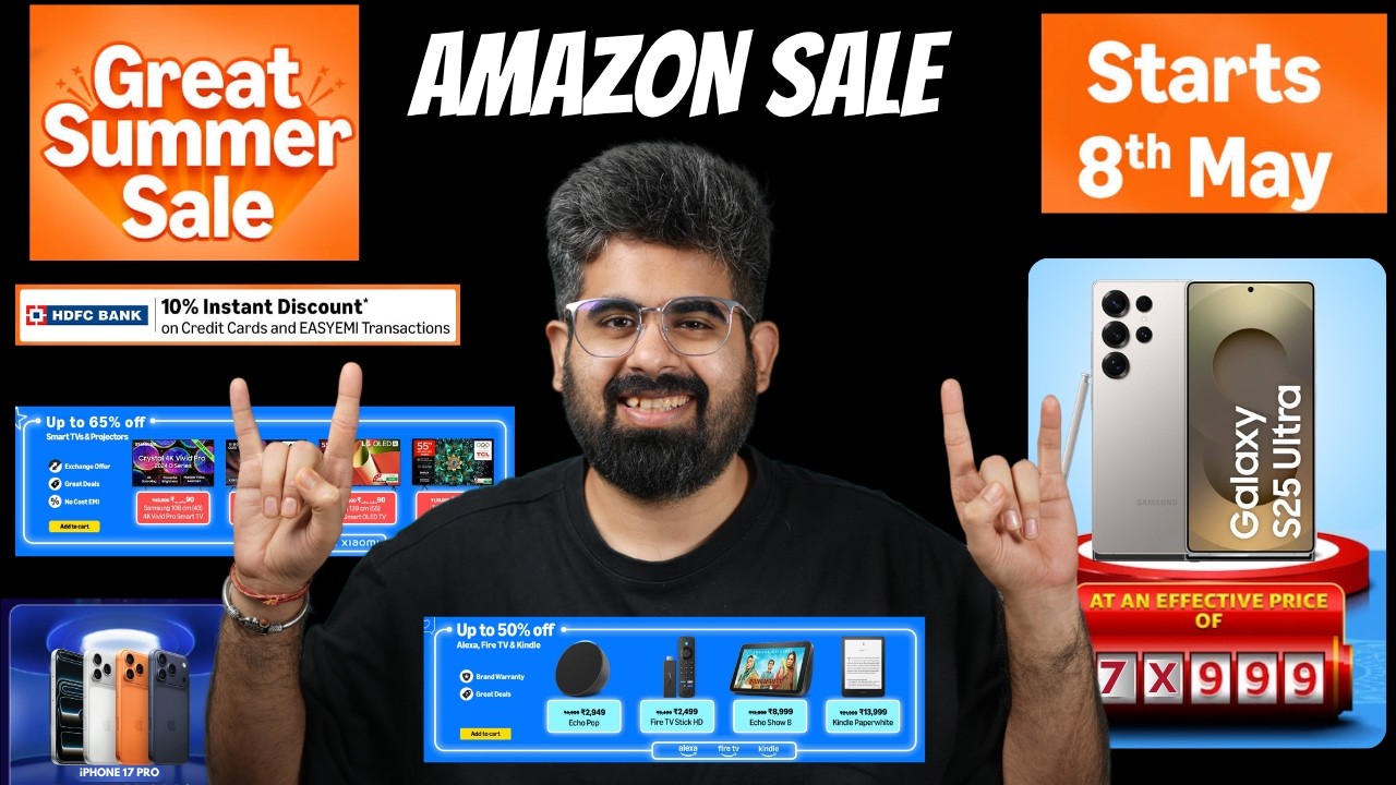Amazon Summer sale date is confirmed | iPhone & S25 Ultra ? Date ? Credit card offers