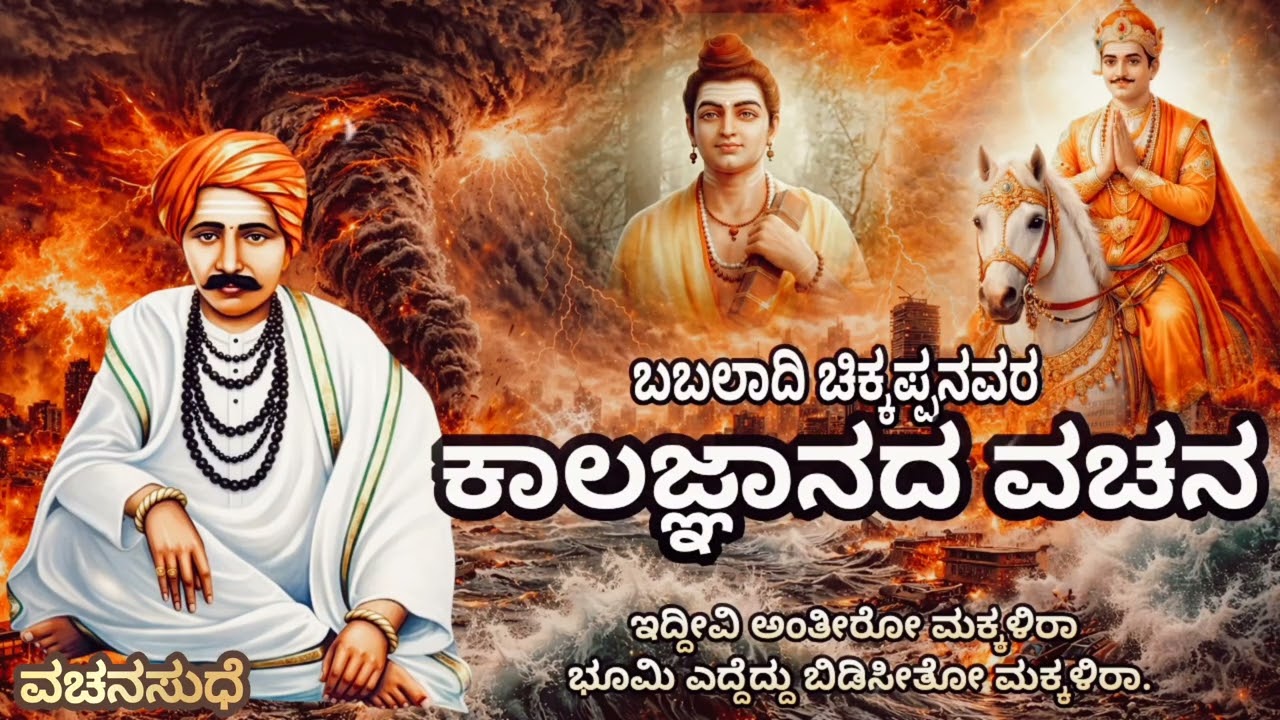 ಬಬಲಾದಿ ಚಿಕ್ಕಪ್ಪನವರ ಕಾಲಜ್ಞಾನ ವಚನ | ಇದ್ದೀವಿ ಅಂತೀರೋ ಮಕ್ಕಳಿರಾ.. @Vachanasudhe 