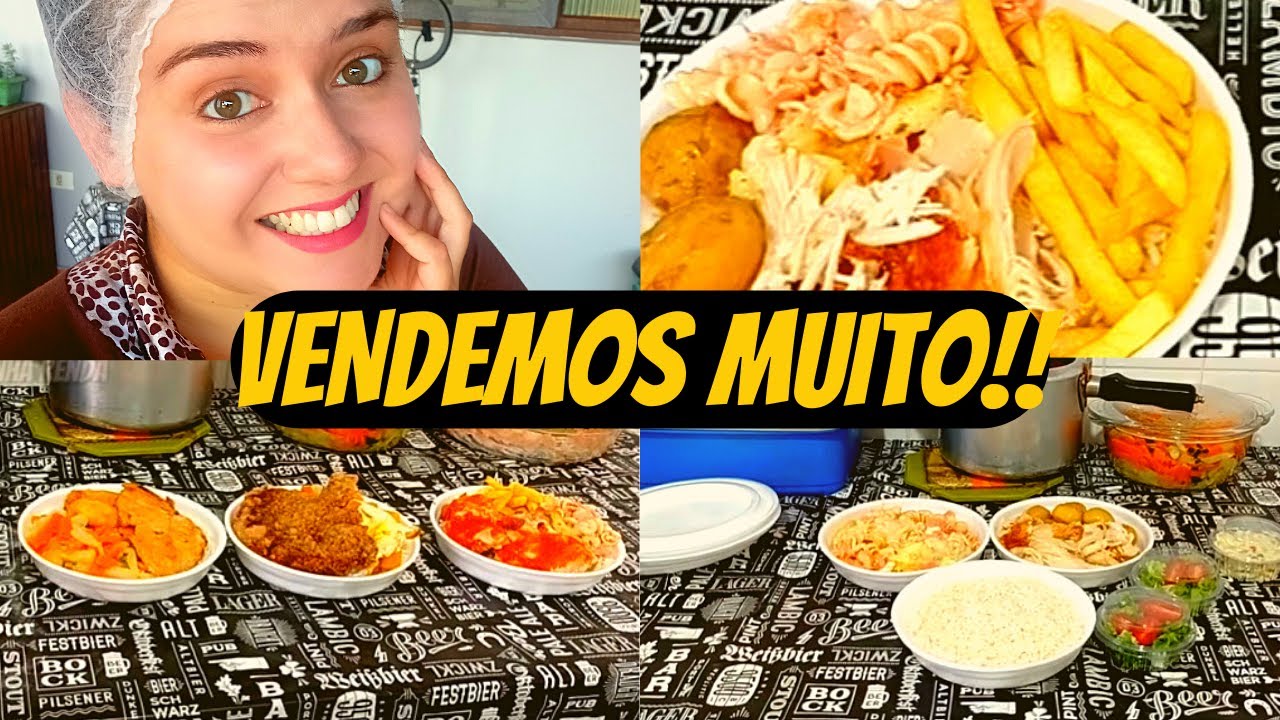 O DIA TODO VENDENDO MARMITEX PELO IFOOD - GRAVEI MINHA ROTINA