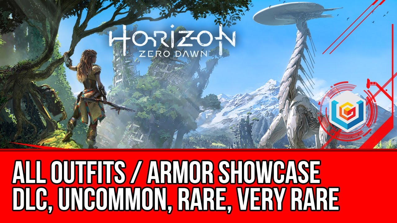 Horizon Zero Dawn - All Outfits / Armor Showcase (DLC, Uncommon, Rare, Very Rare)