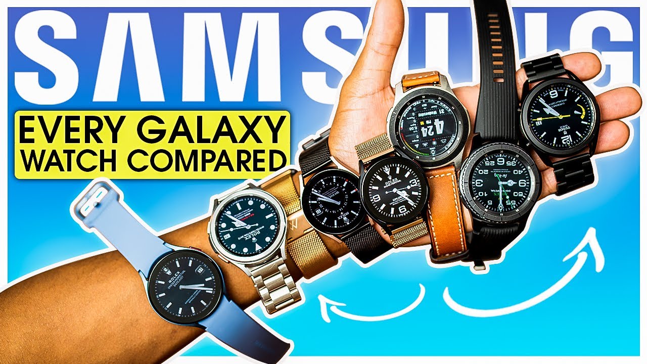 COMPARED Samsung Galaxy Watch 5 Pro vs Watch 4 Classic vs Galaxy Watch 3 vs S3 Frontier