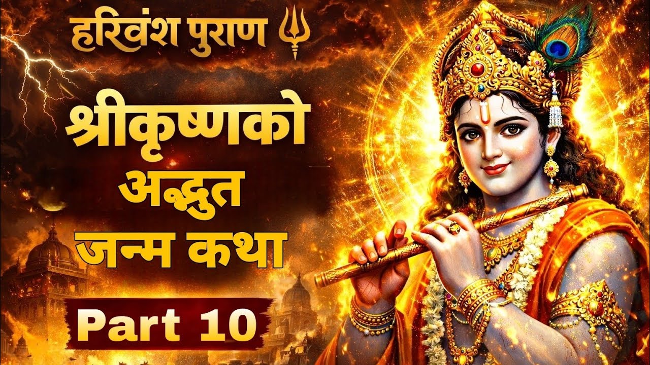 हरिवंश पुराण भाग १०| Harivamsa Purana Episode 10|The Divine Origin of Lord Krishna #puran 