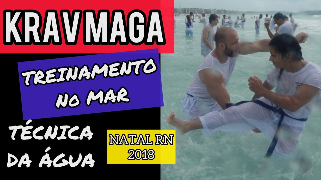 KRAV MAGA - Técnica da água - Treinamento no mar - Evento internacional 2018