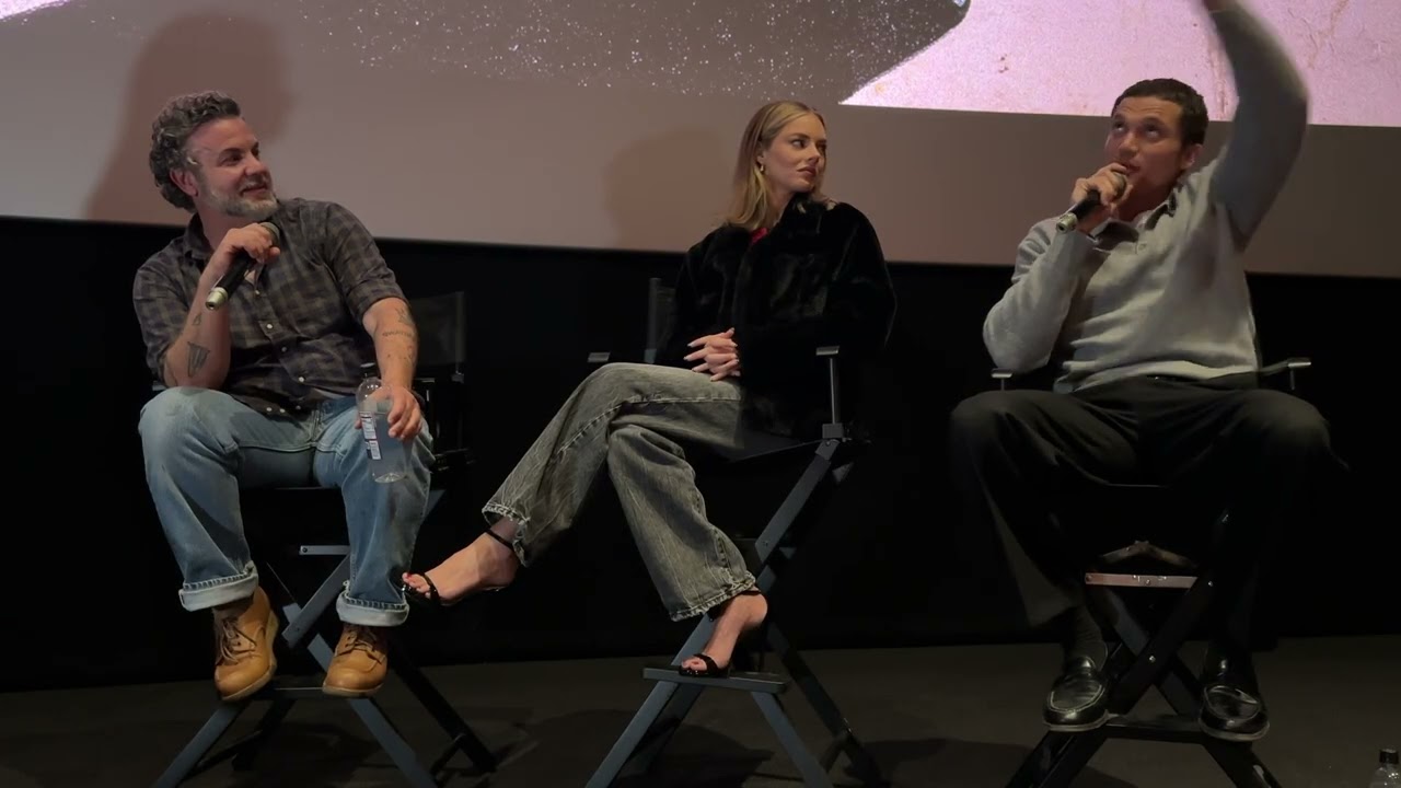 EENIE MEANIE Q&A with Samara Weaving, Karl Glusman, and Shawn Simmons on 8/20/2025.