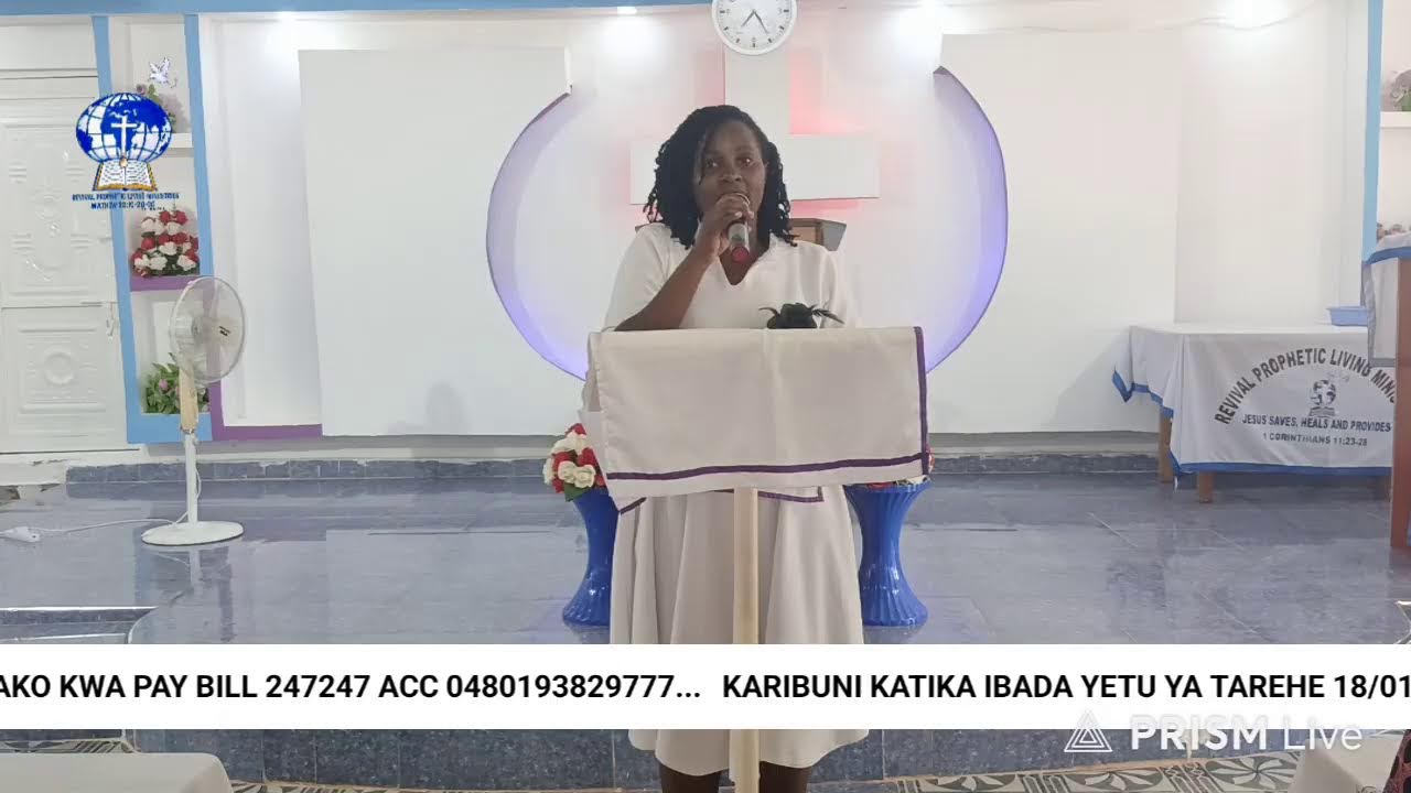 KARIBUNI KATIKA IBADA YETU YA TAREHE 18/01/2026