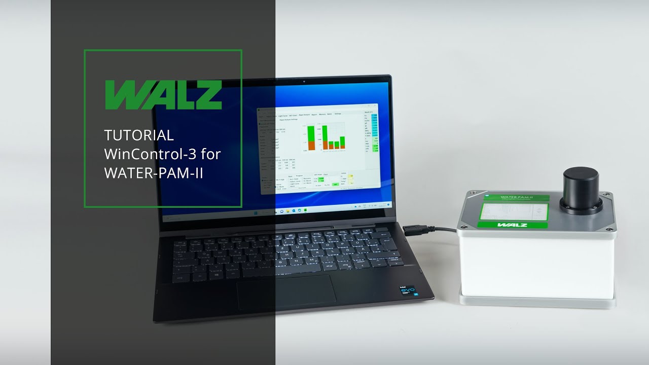WALZ - Tutorial WinControl-3 for WATER-PAM -II