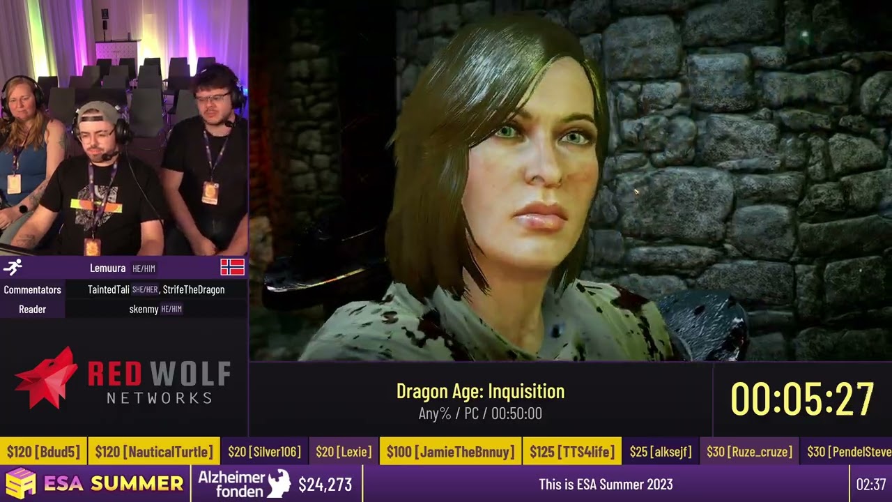 Dragon Age: Inquisition [Any%] by Lemuura - #ESASummer23