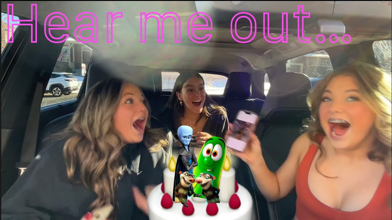 HEAR US OUT!! Minus the cake