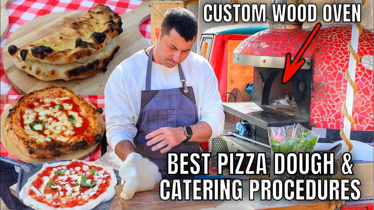 Neapolitan Pizza Dough Full Process⎮Wood oven and catering Vito Iacopelli