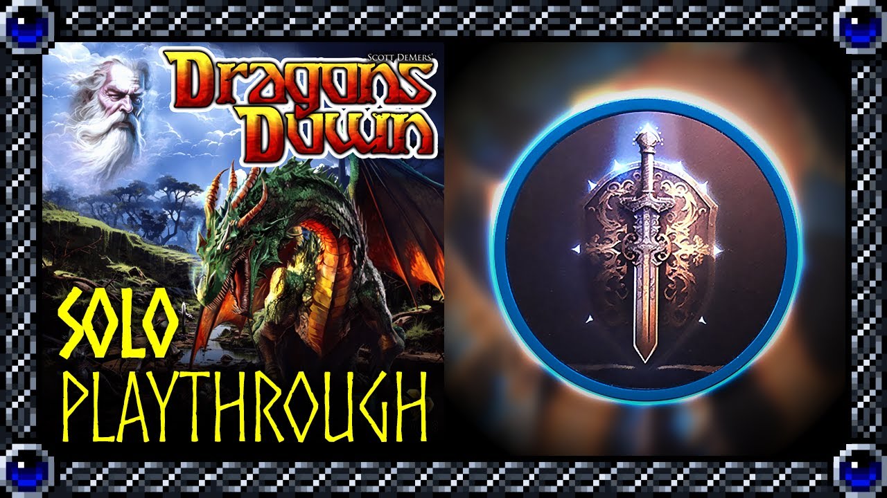 Dragons Down Solo Playthrough | Scenario: Entering Dragons Down | Human Knight