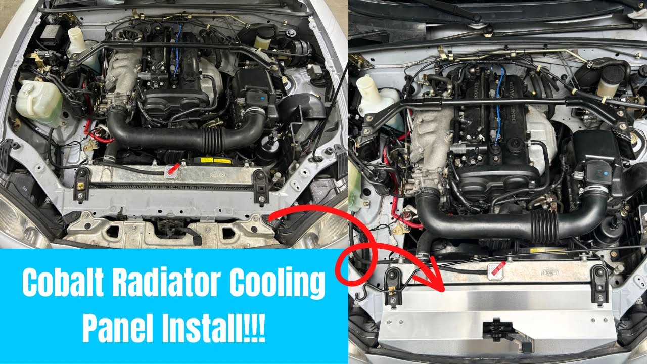 NB Miata Cobalt Radiator Cooling Panel Install!
