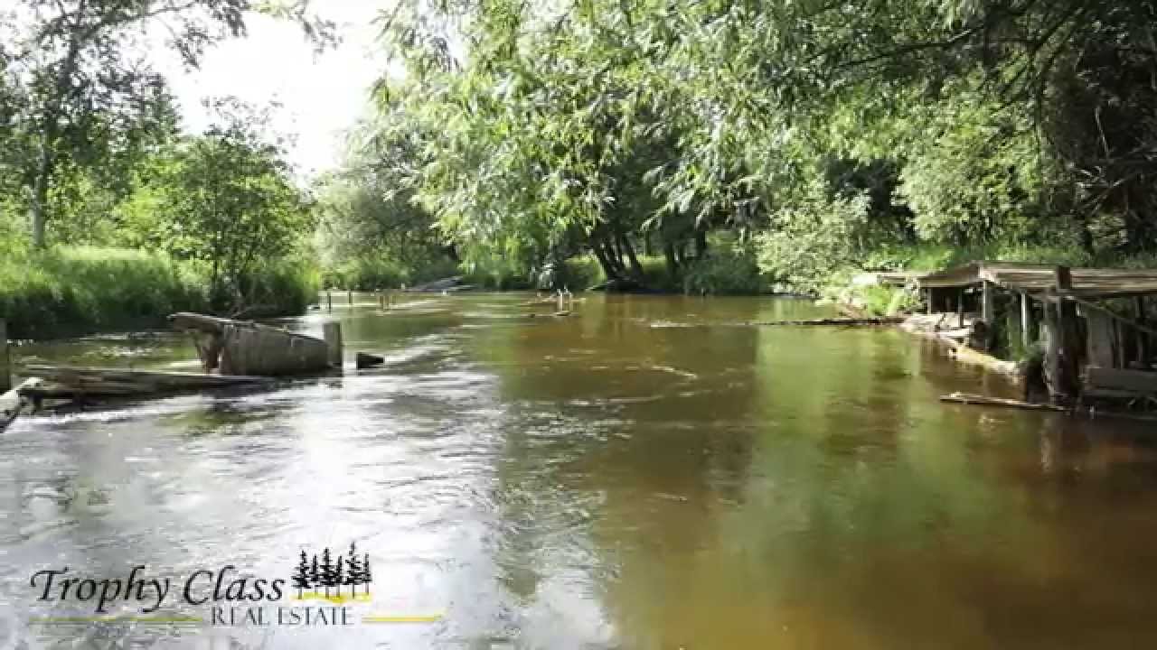 Trophy Class Real Estate - SOLD Little Manistee River 46 Acres and Lodge