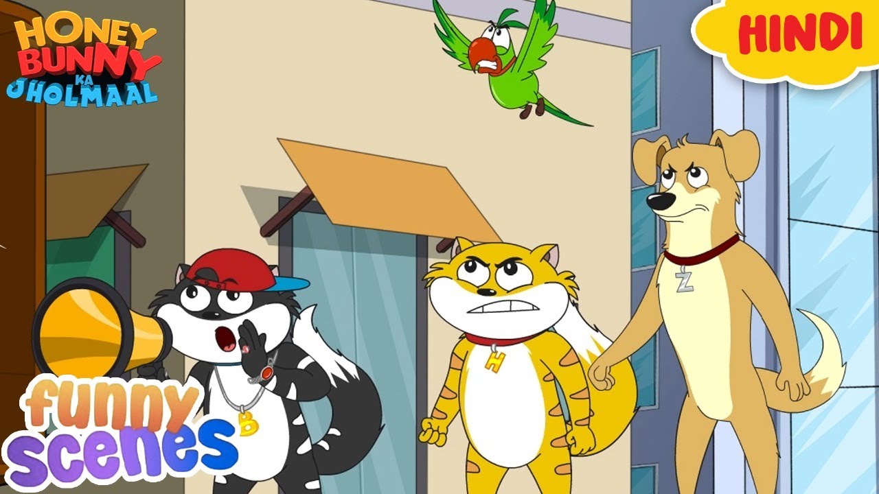 Honey Bunny Best Scenes | Cartoon For Kids | Compilation-558 | YO Kids Comedy | S24