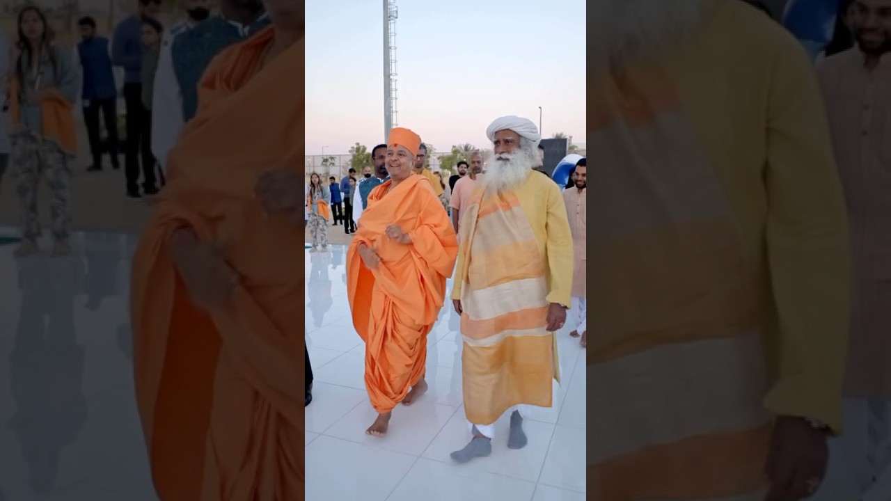 BAPS Hindu Mandir in Abu Dhabi Hosts Sadhguru