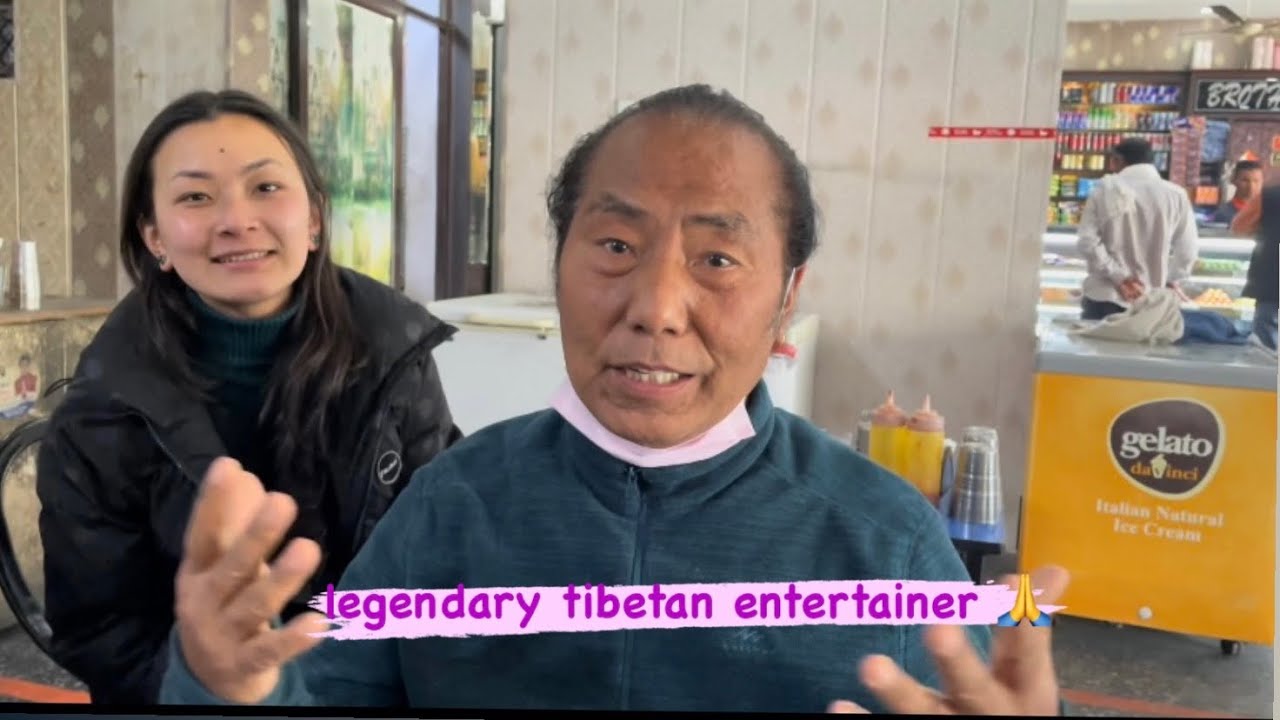 I met a legendary tibetan entertainer #yangdon la #tibetan vlogger #ludhaina trip #