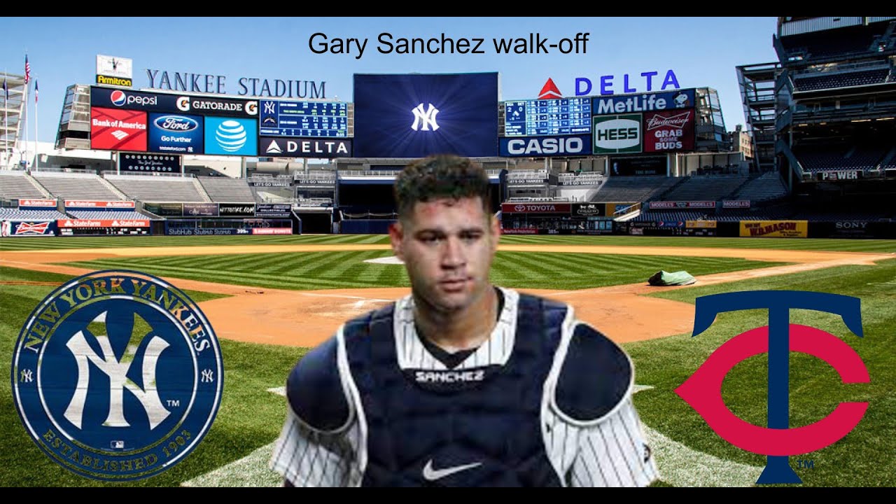 Gary Sanchez Walk-off single Vs. Twins