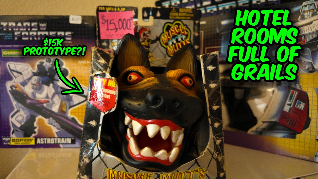 CRAZY Vintage Toy Deals in SECRET HOTEL Before Chicago Toy Show!