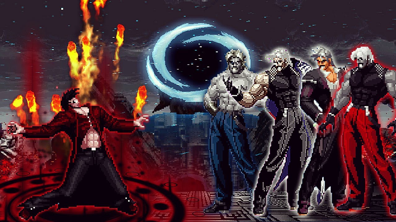 [KOF Mugen] Orochi Yasakani Vs Bosses Rugal Team