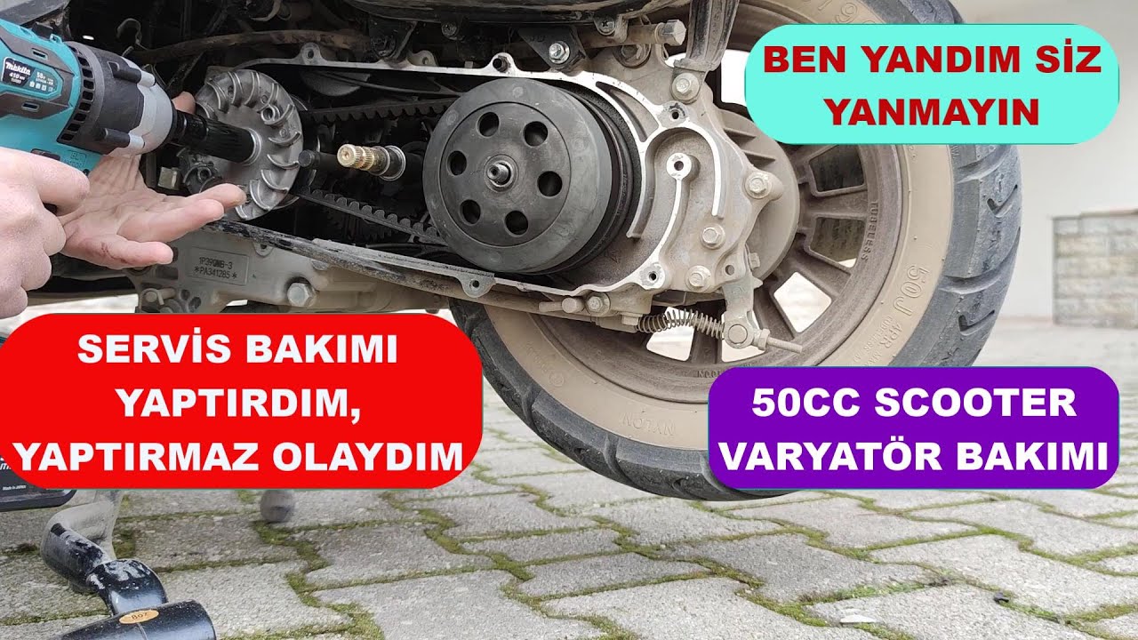Arora Dazzle 50 cc Varyatörün Bakımı ve Temizliği