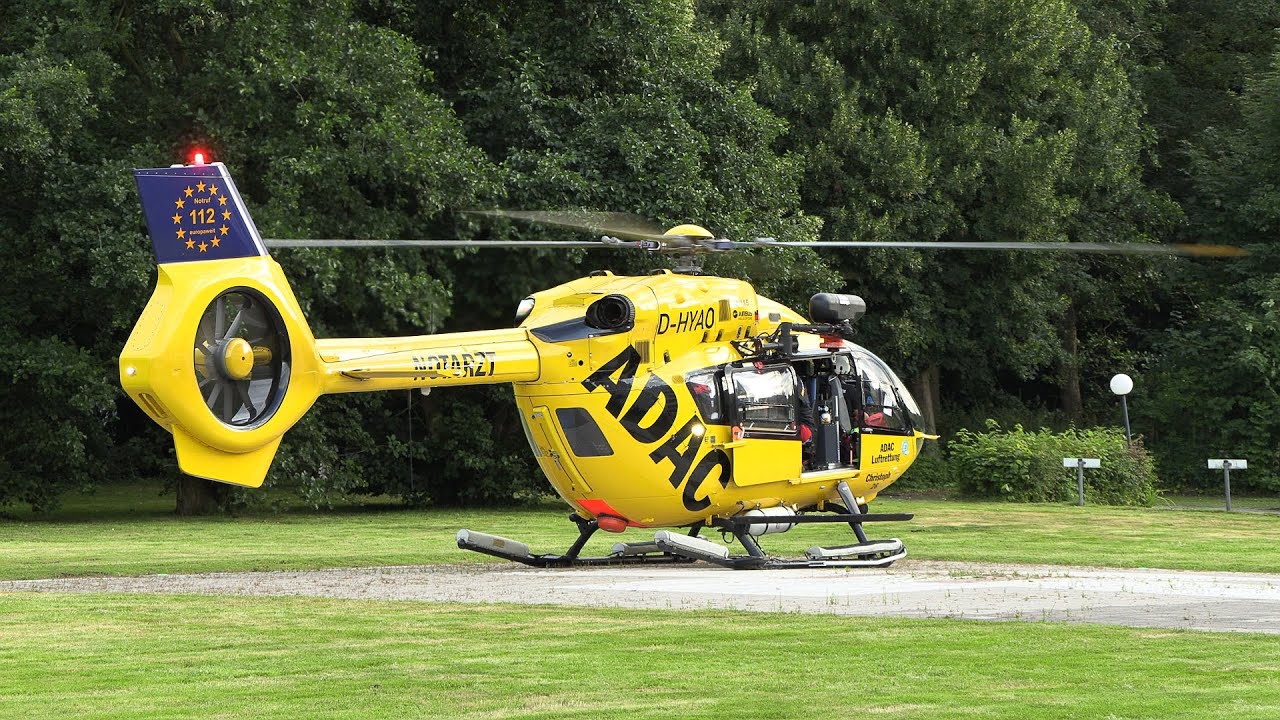 ADAC Luftrettung | Start Christoph 26 | Airbus H145 | D-HYAO | Klinikum Aurich