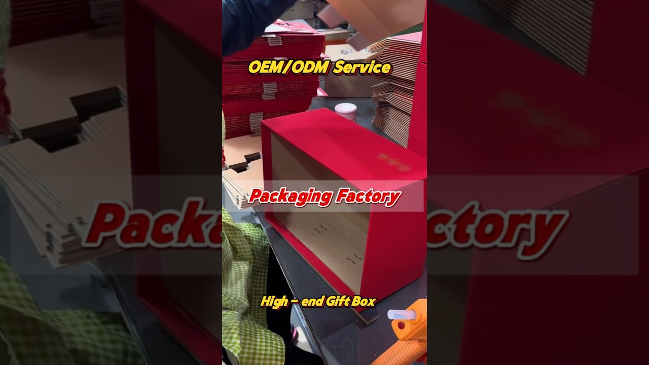 Packaging Factory. High-end Gift Box Production in Progress.#giftbox #package