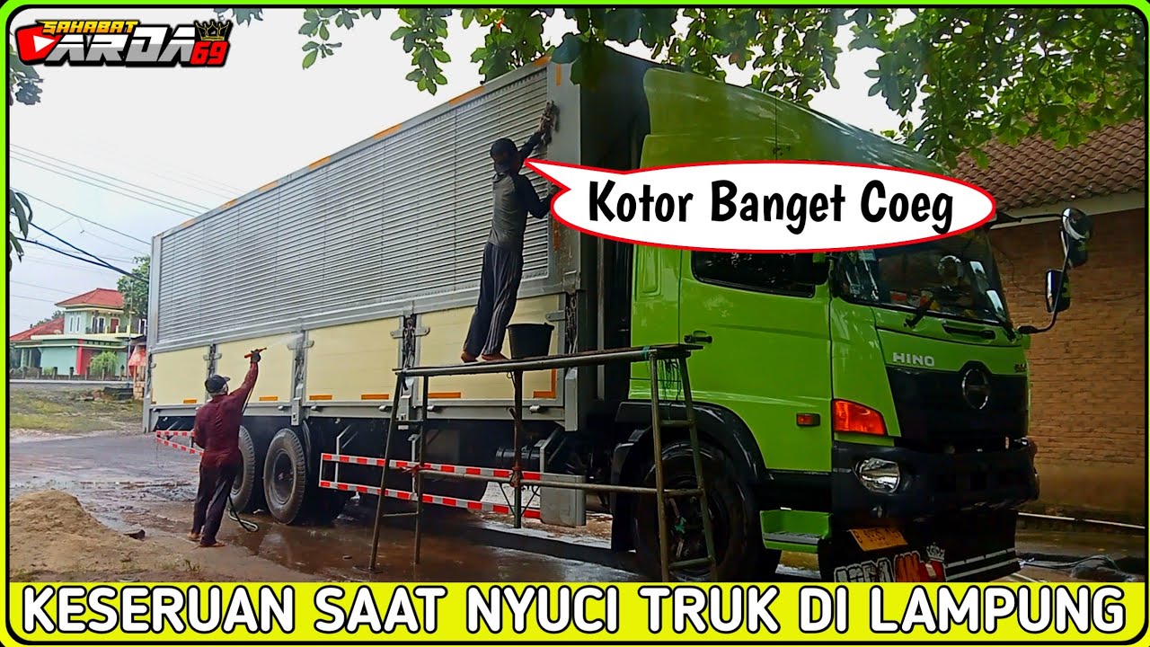 SERU BANGET, VLOG DI LAMPUNG NYUCI TRUK🚛 Arda_An69