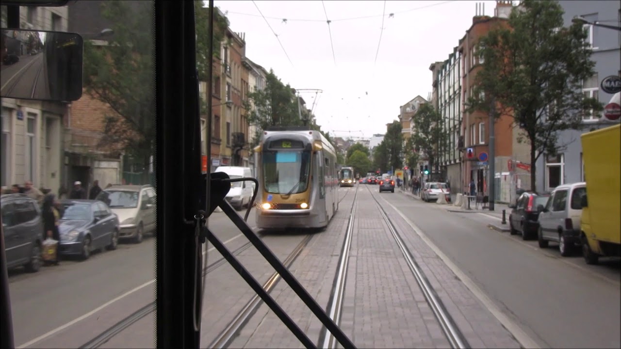 Brussels trams - Straßenbahnen in Brüssel - Bruxelles  - Brüsszeli villamosok - STIB - Bombardier