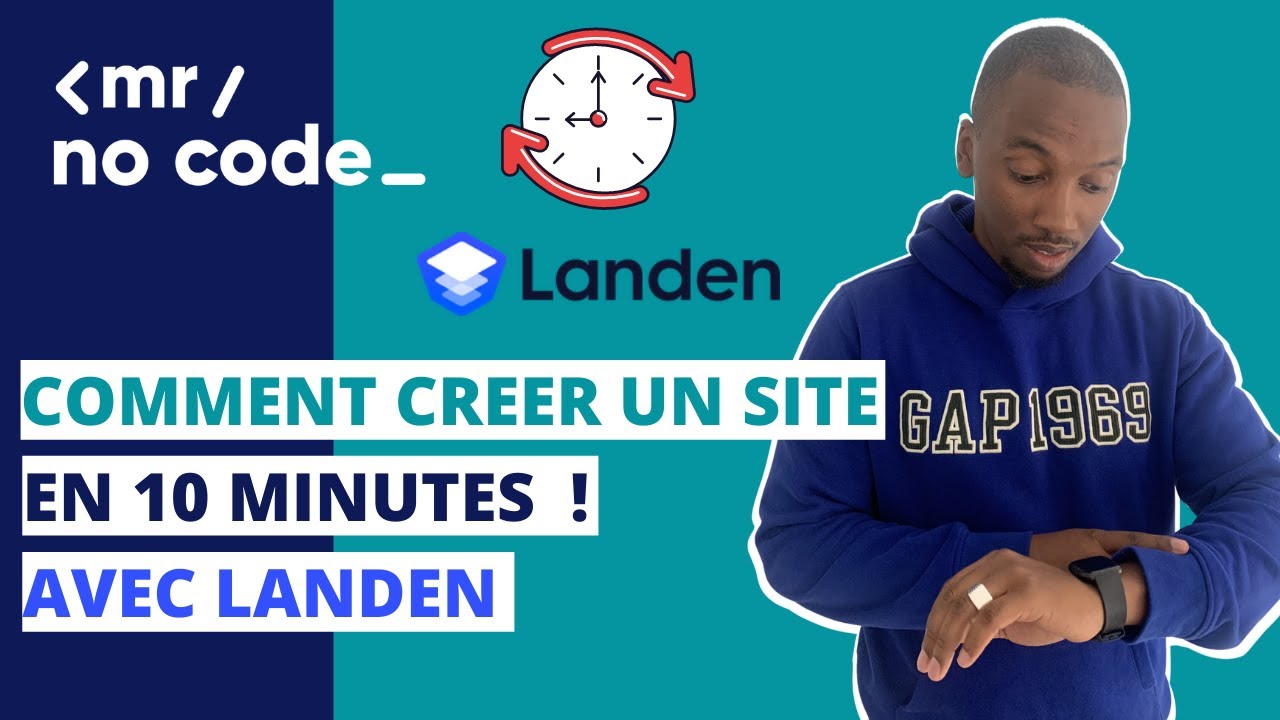 🕐Comment créer un site en 10 minutes avec LANDEN ( simple et rapide !)🕐